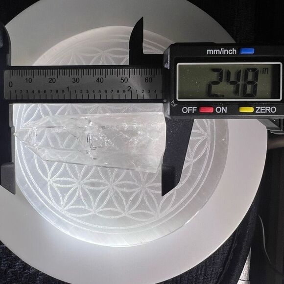 Clear Quartz Crystal‎ Obelisk Meditation Tower (#1) - Picture 12 of 15